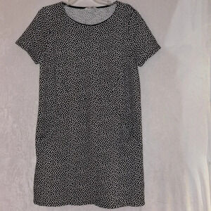 Boden Casual Seam Detail Tunic cotton pocket Dress Dandelion print size 10R
